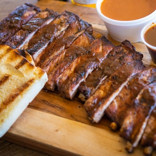 Pork Rib Dinner.