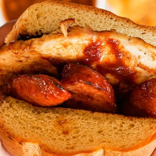 Hot Link Sandwich